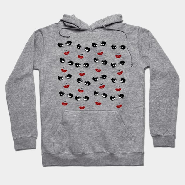 Bianca Del Rio pattern Hoodie by valentinahramov